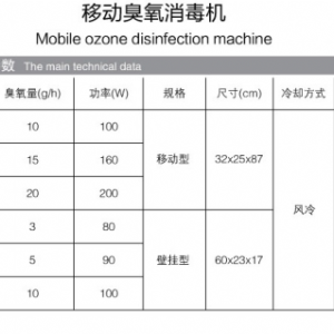 移动臭氧消毒机